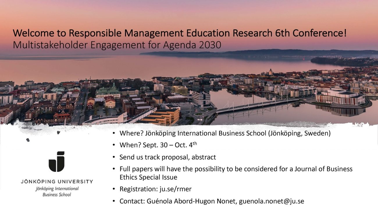 Responsible Management Education Research 6th Conference