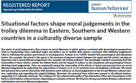 Marek Vranka a Nicolas Say se podíleli na výzkumu vlivu situačních faktorů na morální soudy