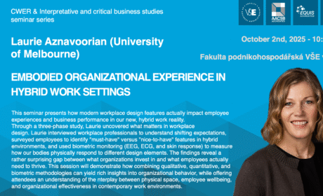 Research Seminar – Laurie Aznavoorian (University of Melbourne) / Embodied Organizational Experience in Hybrid Work Settings